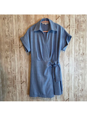 eyeshadow to wear with blue dress Emma Collared Shirt Dress
